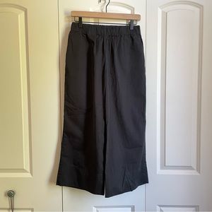 EUC everlane wide leg cotton pant in black